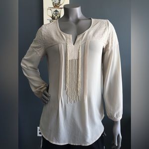 Chico’s size 1 top with beeds